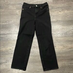 High rise black jeans
